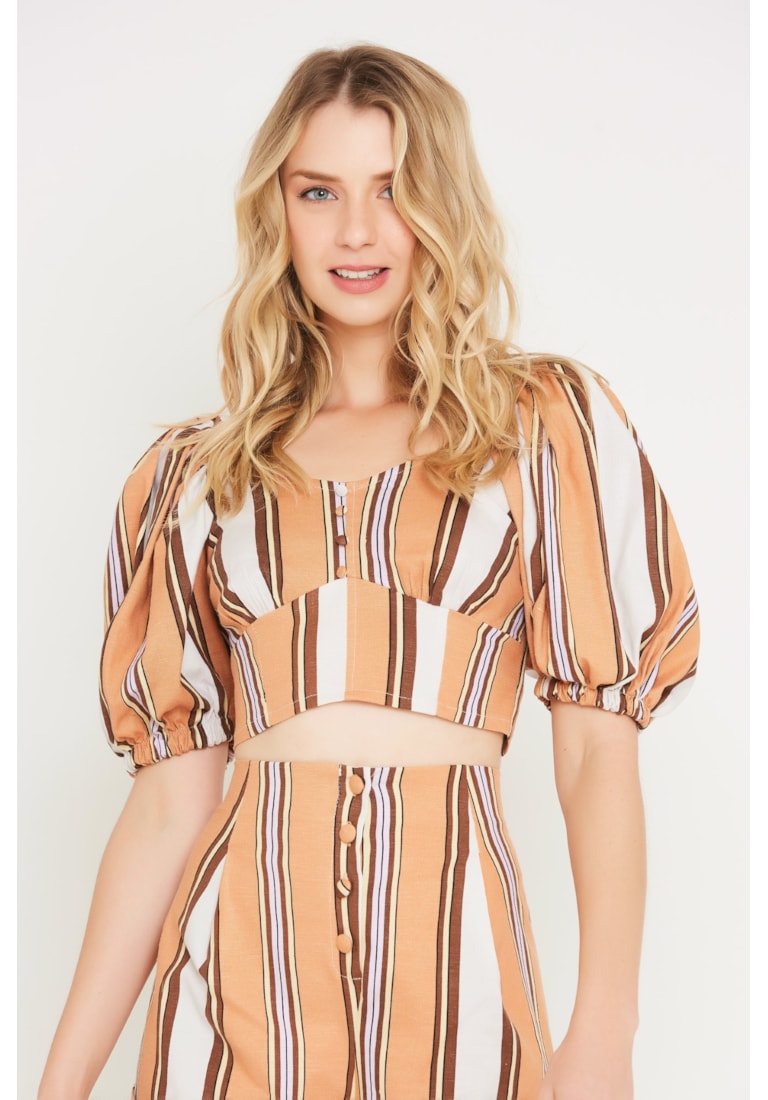 Blusa Cropped Louna Listrada Az Moda Blusa Cropped Louna Listrada Az Moda
