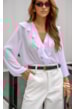 BLUSA MANGA LONGA MUSSELINE YORYU