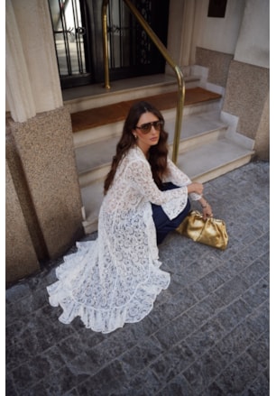 BLUSA MANGA LONGA RENDA GENTLY