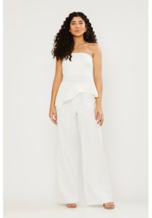 BLUSA TOMARA QUE CAIA ALFAIATARIA CASUAL