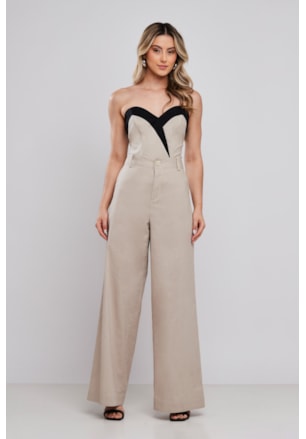 CONJUNTO TOP E CALÇA BICOLOR CURUCAYE