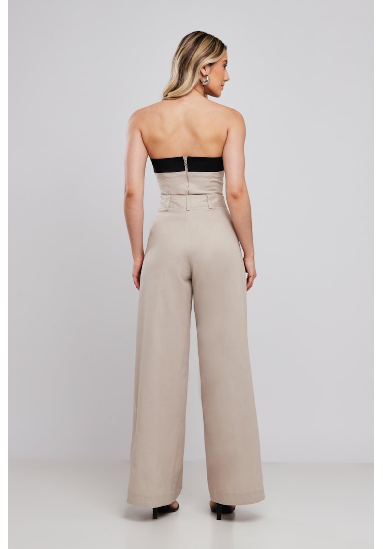CONJUNTO TOP E CALÇA BICOLOR CURUCAYE