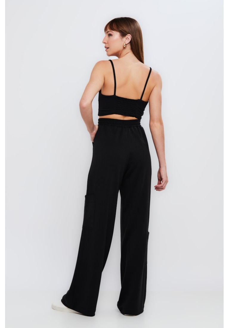 CONJUNTO TOP E CALÇA MOLETINHO