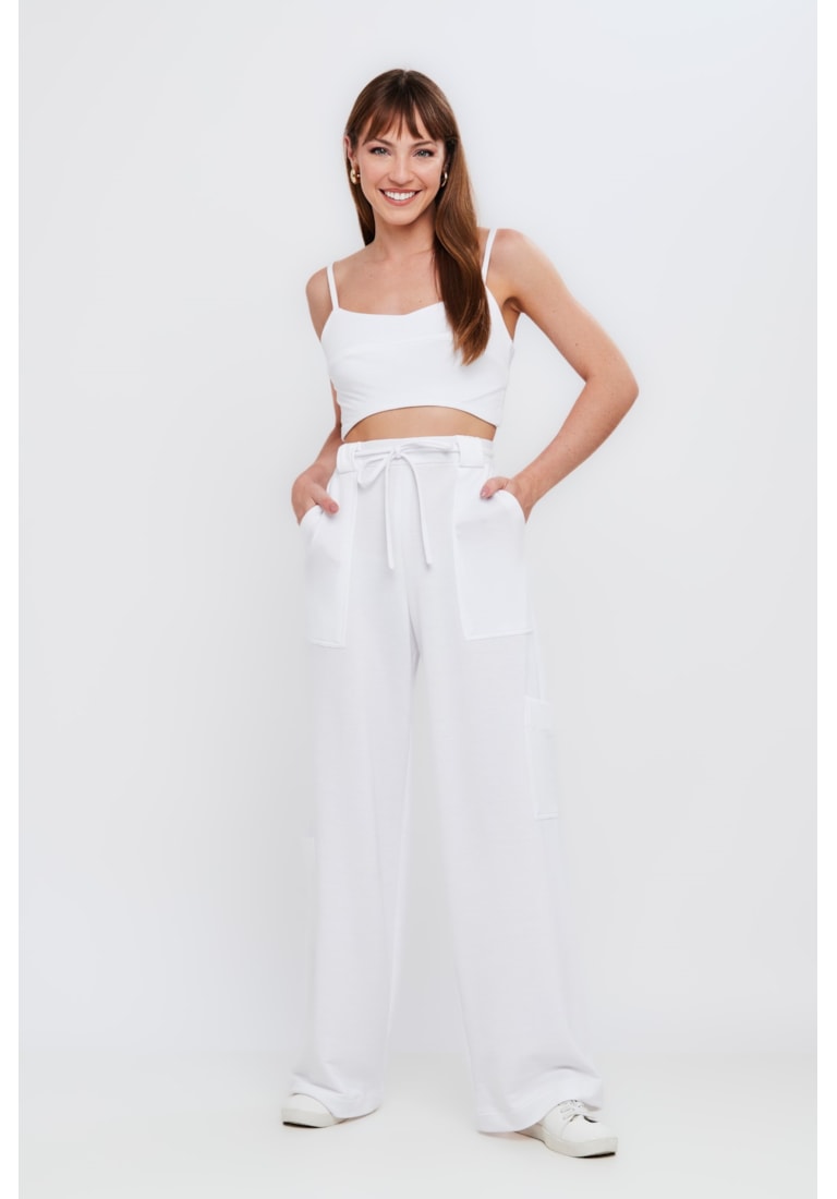 CONJUNTO TOP E CALÇA MOLETINHO