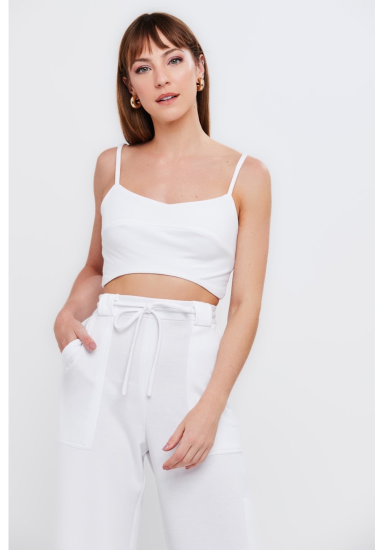 CONJUNTO TOP E CALÇA MOLETINHO
