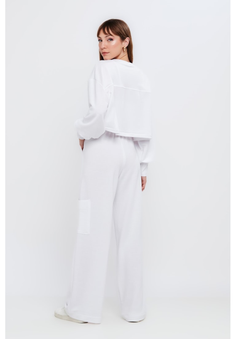 CONJUNTO TOP E CALÇA MOLETINHO