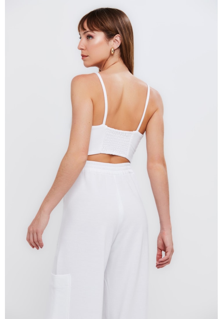 CONJUNTO TOP E CALÇA MOLETINHO