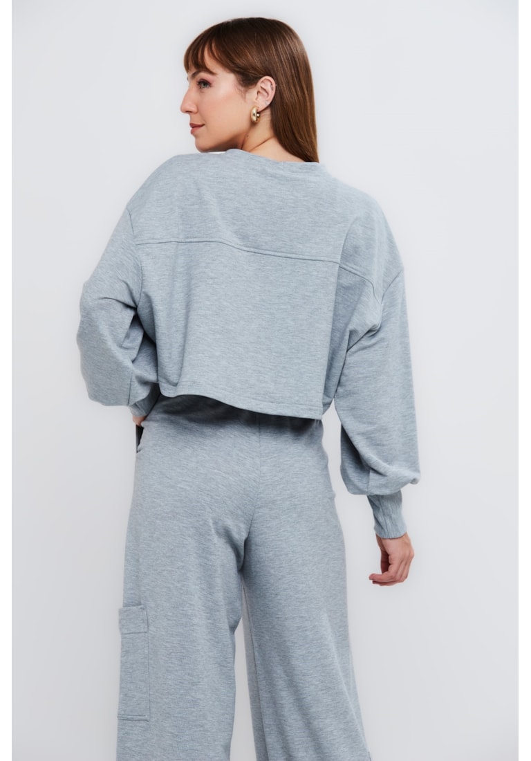 CONJUNTO TOP E CALÇA MOLETINHO