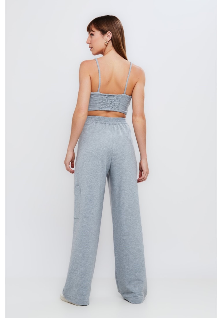 CONJUNTO TOP E CALÇA MOLETINHO