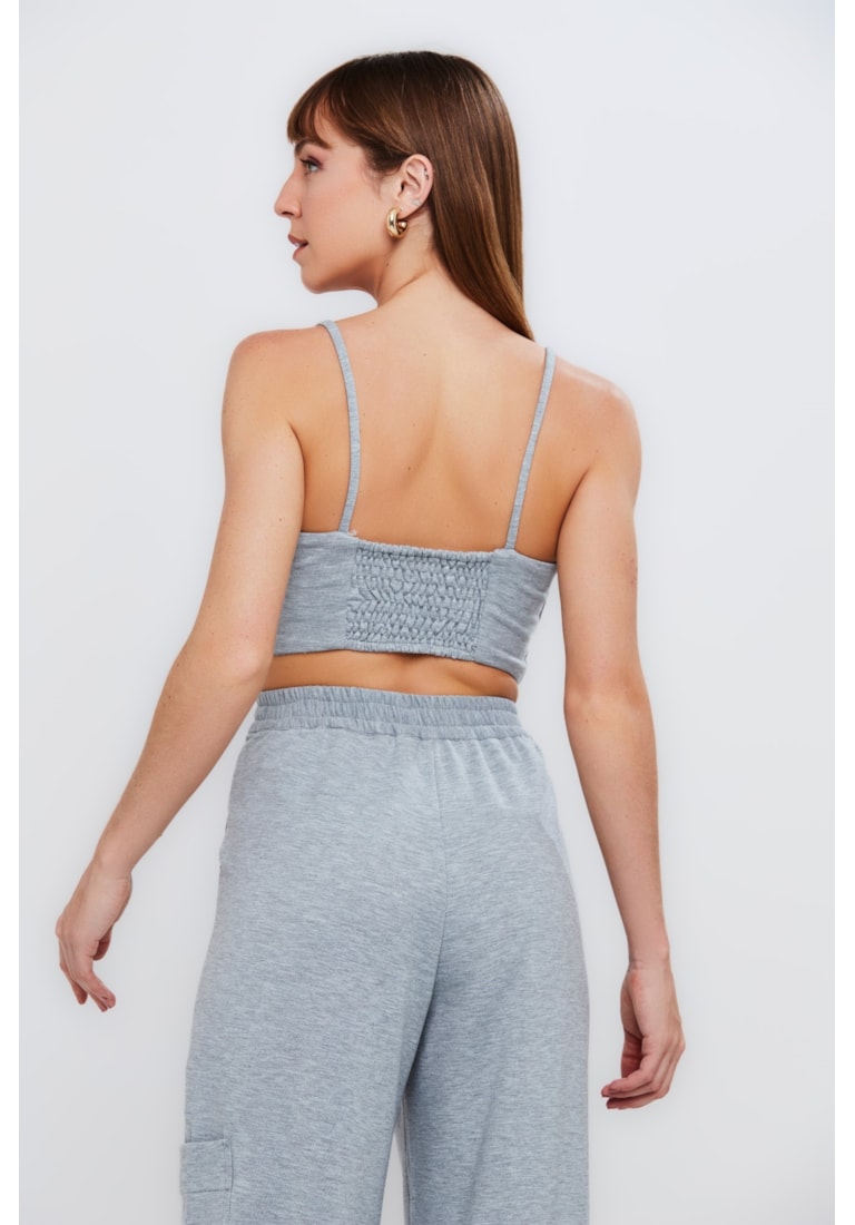 CONJUNTO TOP E CALÇA MOLETINHO