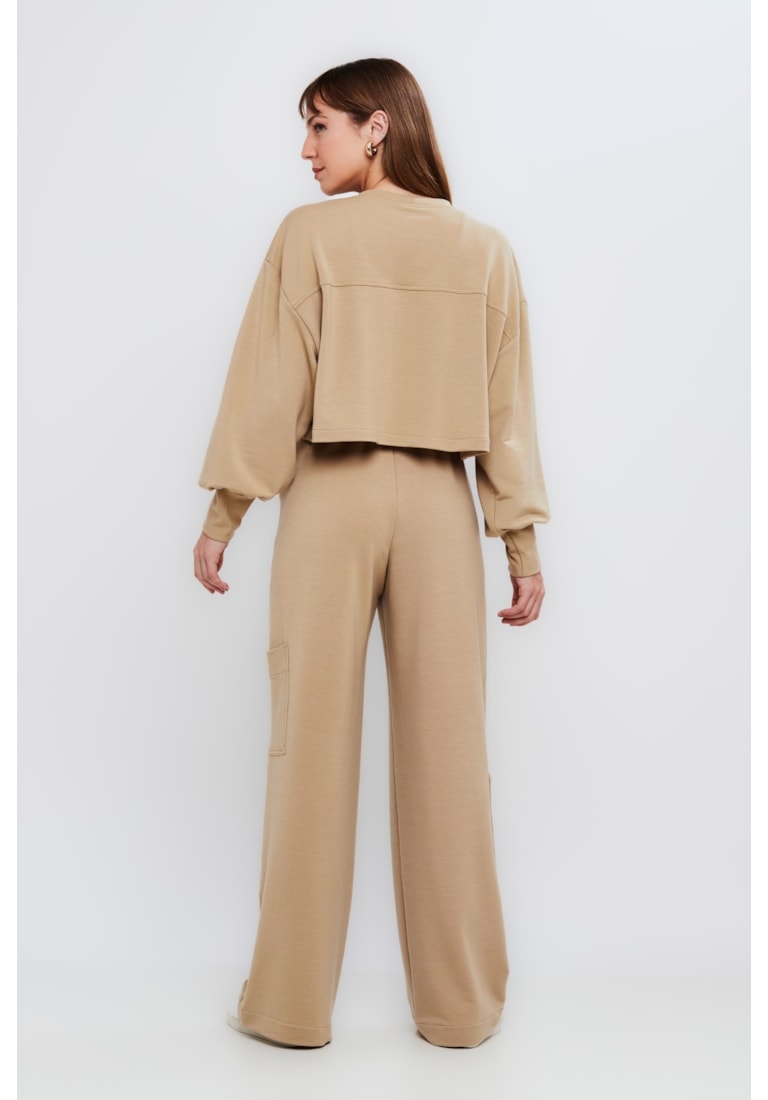 CONJUNTO TOP E CALÇA MOLETINHO