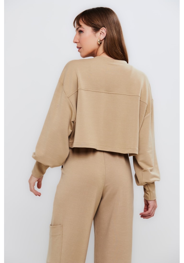 CONJUNTO TOP E CALÇA MOLETINHO