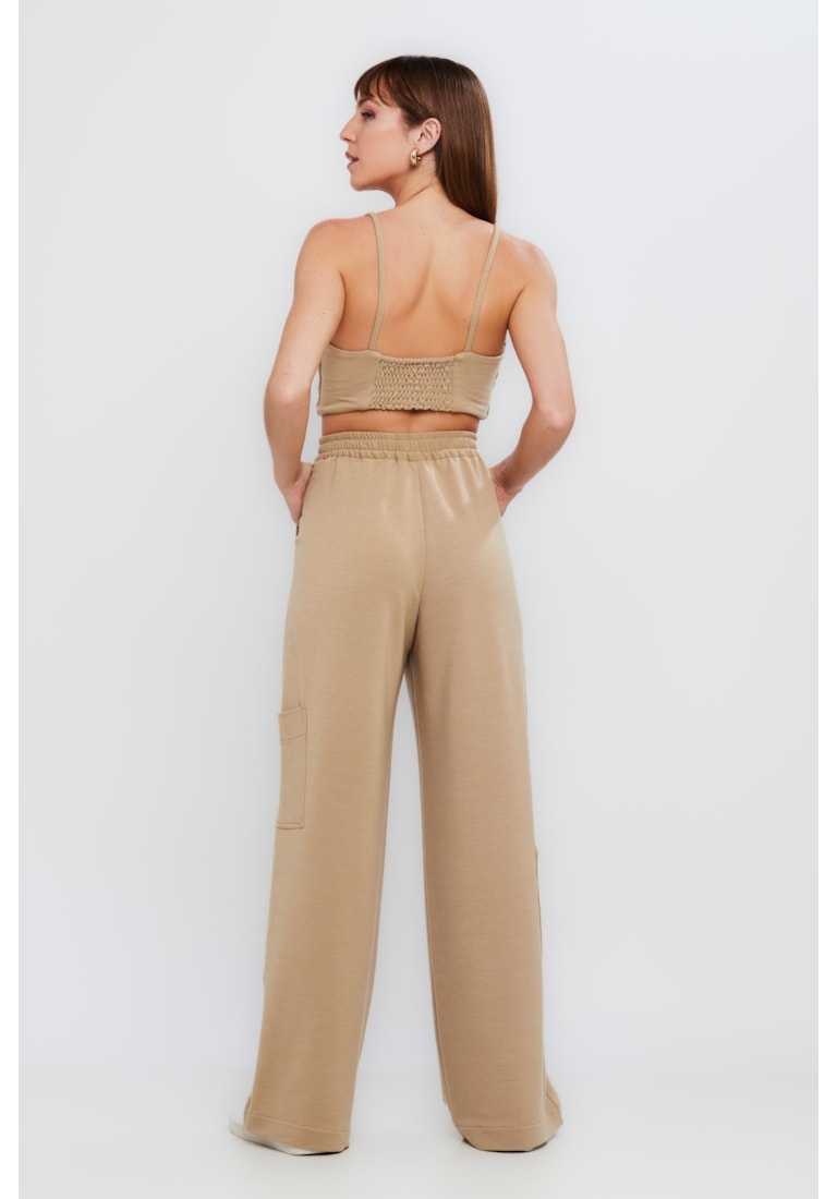 CONJUNTO TOP E CALÇA MOLETINHO