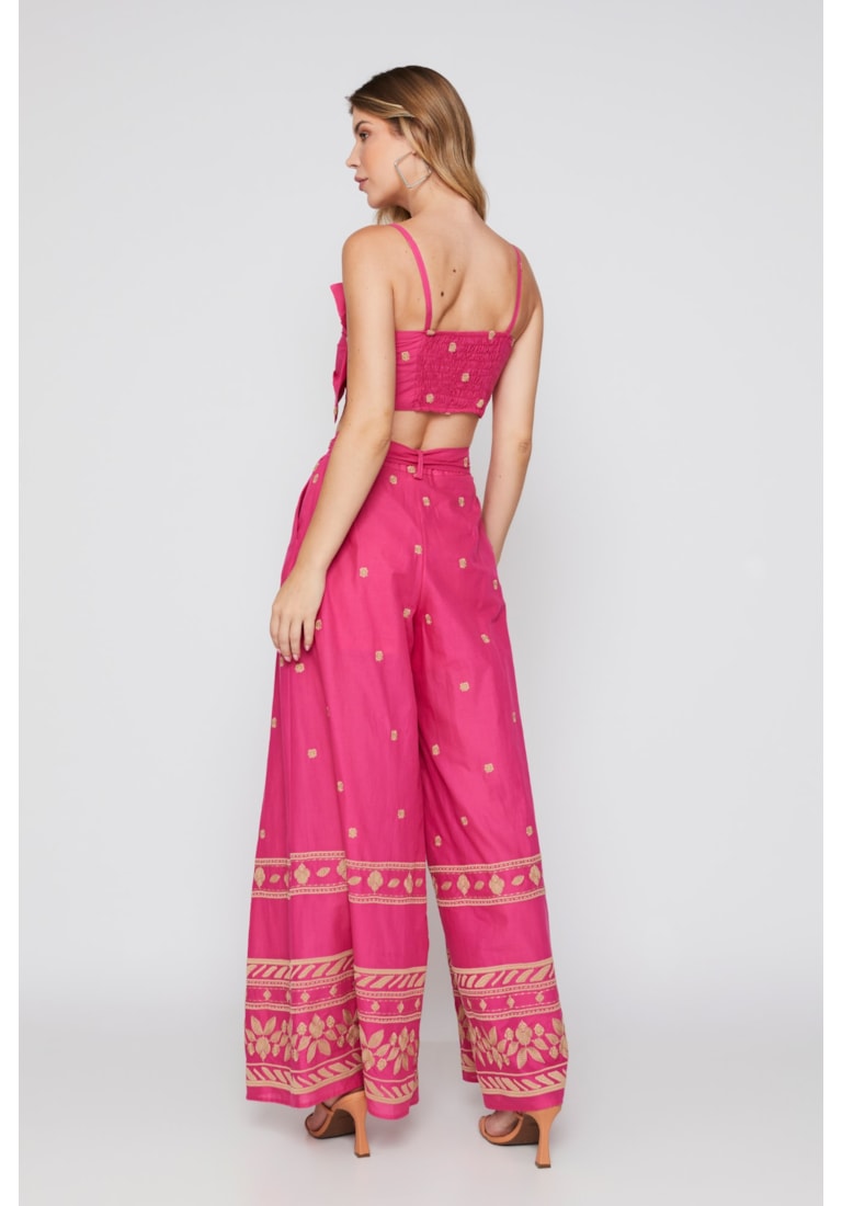 CONJUNTO TOP LAÇO E CALÇA CAEN