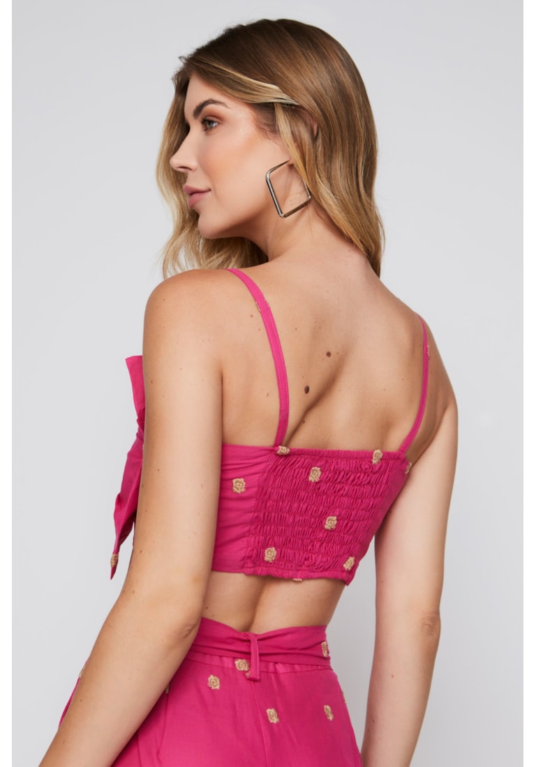 CONJUNTO TOP LAÇO E CALÇA CAEN