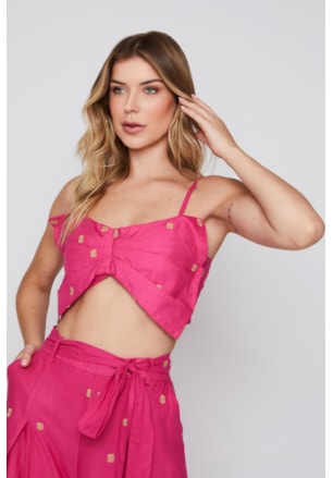 CONJUNTO TOP LAÇO E CALÇA CAEN