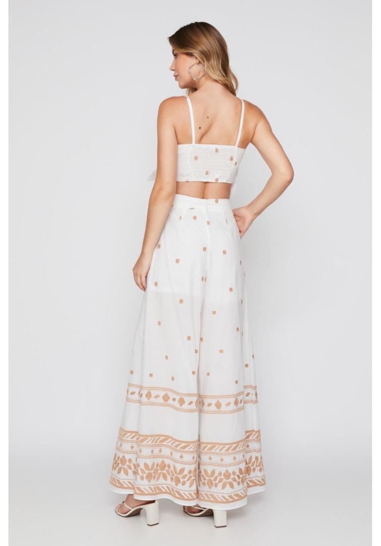 CONJUNTO TOP LAÇO E CALÇA CAEN