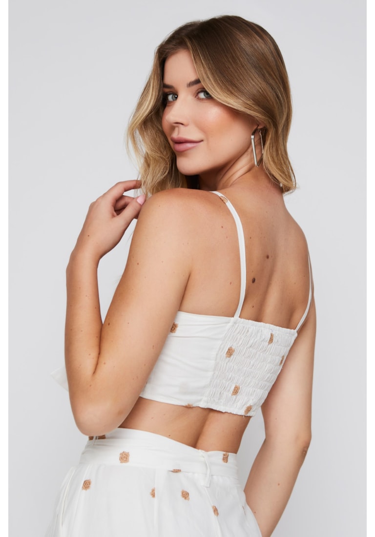 CONJUNTO TOP LAÇO E CALÇA CAEN