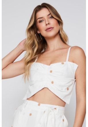 CONJUNTO TOP LAÇO E CALÇA CAEN