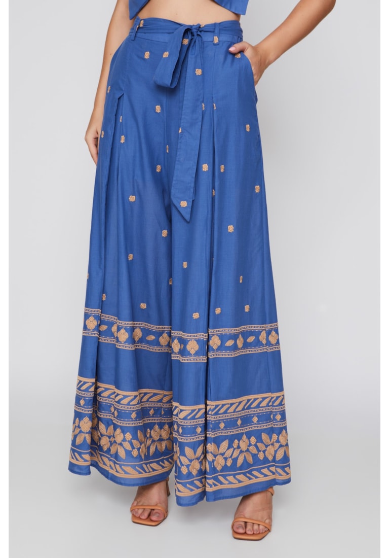 CONJUNTO TOP LAÇO E CALÇA CAEN