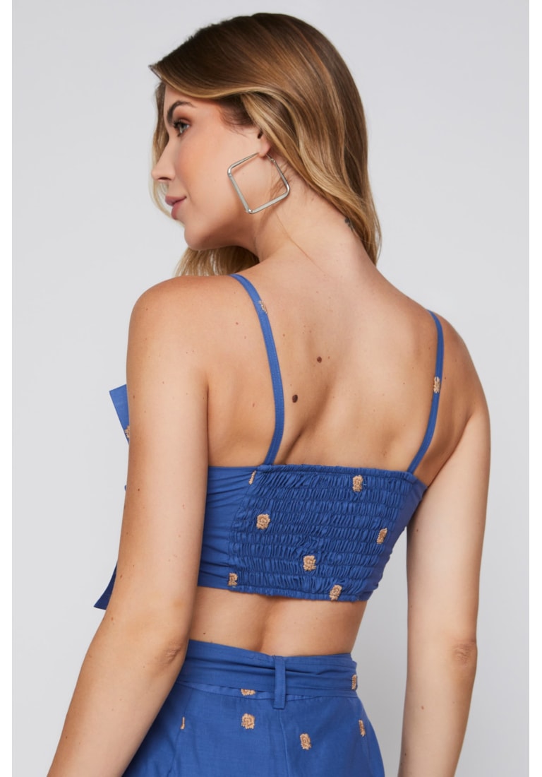 CONJUNTO TOP LAÇO E CALÇA CAEN