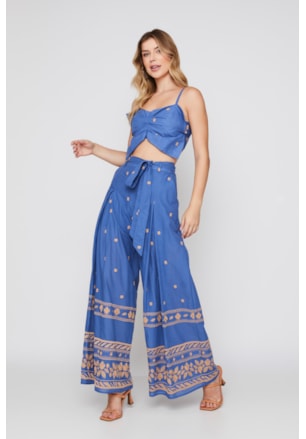 CONJUNTO TOP LAÇO E CALÇA CAEN