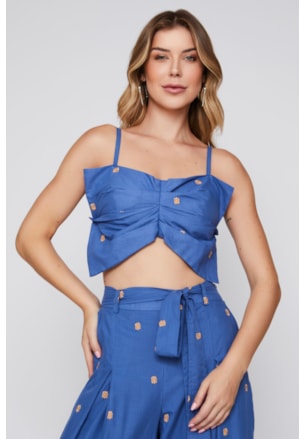CONJUNTO TOP LAÇO E CALÇA CAEN