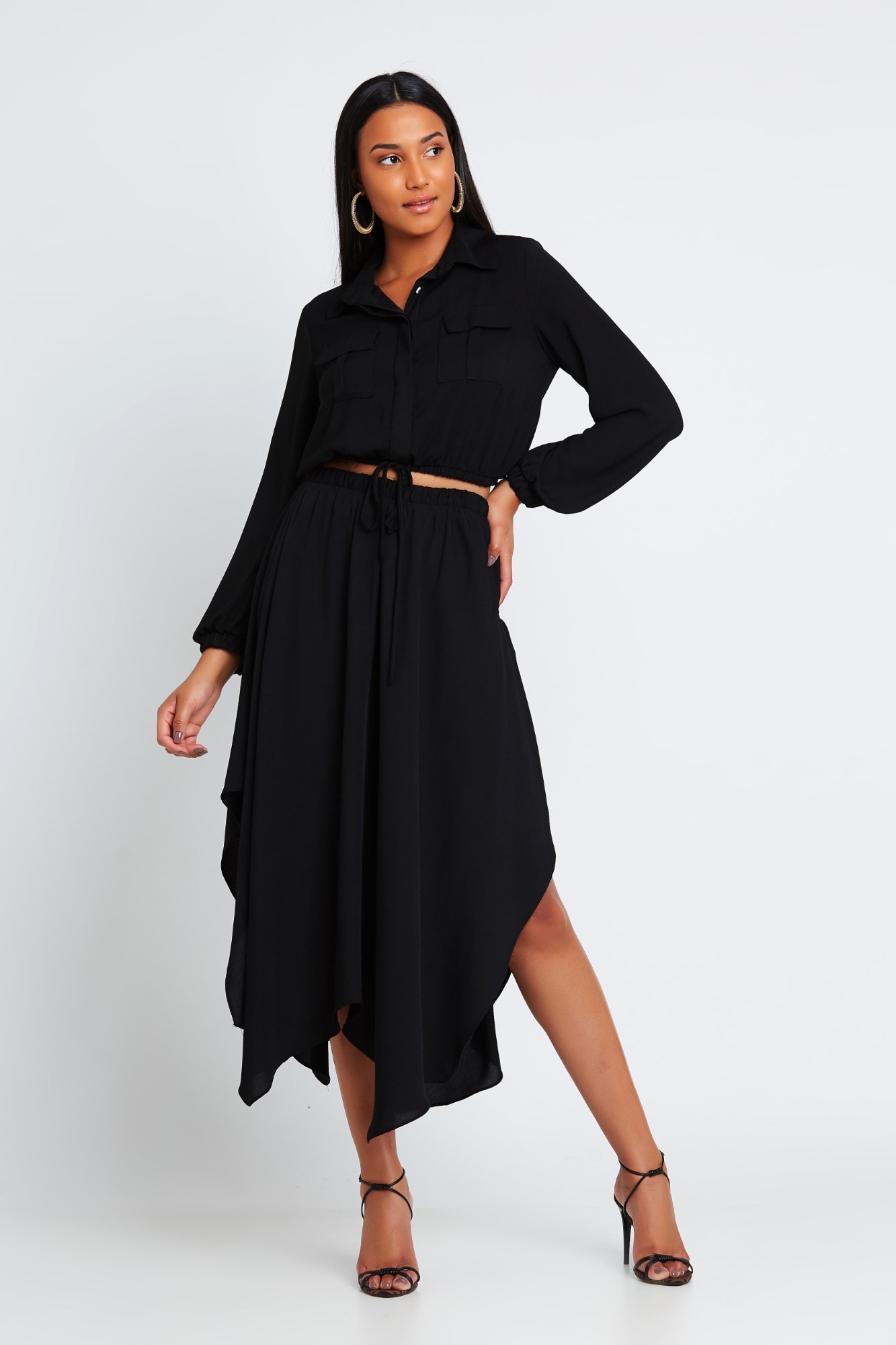 saia midi assimetrica