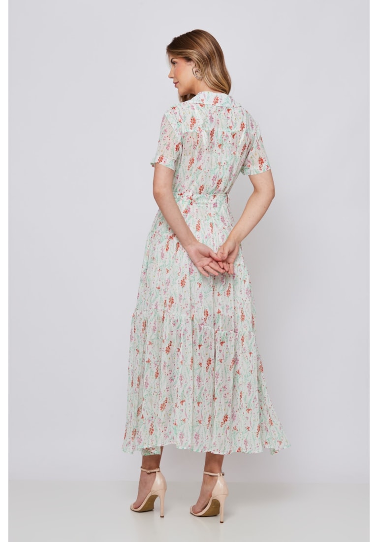 VESTIDO LONGO FLORES COLOR RAQUEL