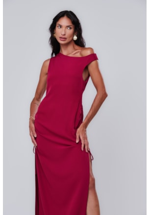 VESTIDO MIDI AMARRAÇÃO VERSALHES STRECH