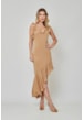 VESTIDO MIDI BABADO AVA