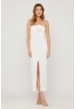 VESTIDO MIDI FLOR CELESTE